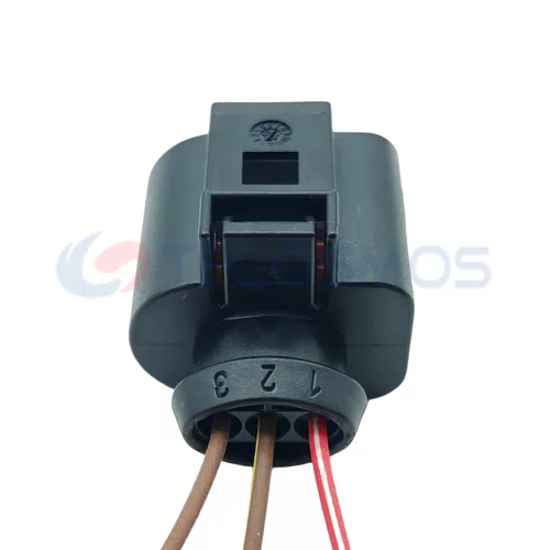 Wire Harness Plug of Automobile Waterproof Connector 3 Pin Female 1J0973723 - image 5